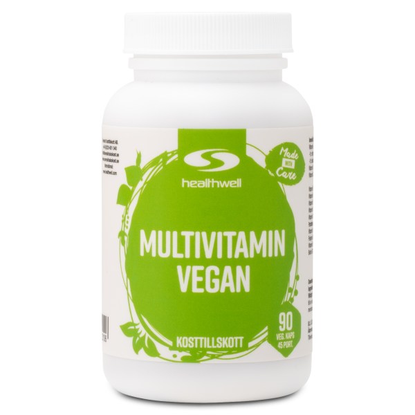 Healthwell Multivitamin Vegan, 90 kapsler billede