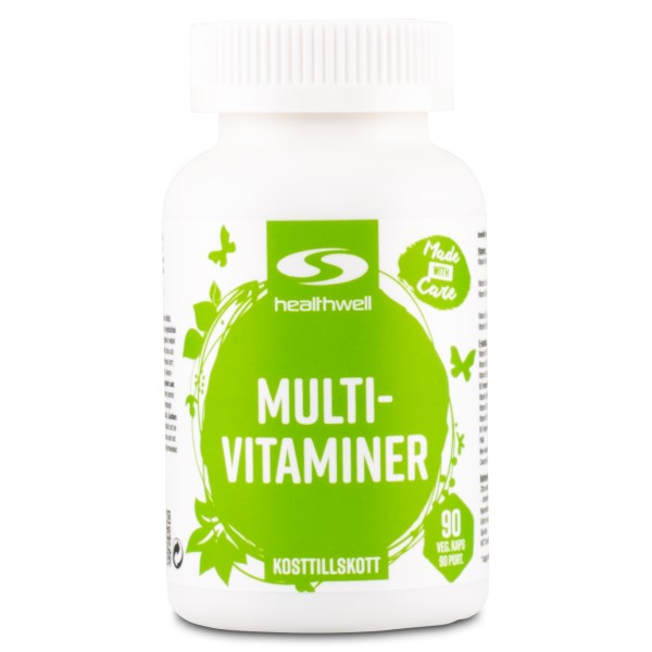 Healthwell MultiVitaminer, 90 kapsler