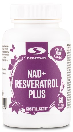 -localization-error-products-images-main-thumbnail- Healthwell NAD+ Resveratrol Plus, 60 kapsler