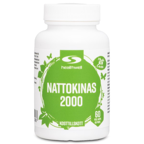Healthwell Nattokinase 2000, 60 kapsler