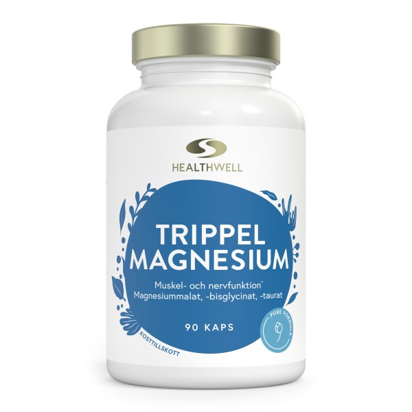 Trippel Magnesium, 90 kapsler