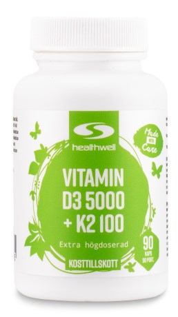 -localization-error-products-images-main-thumbnail- Healthwell Vitamin D3 5000 + K2 100, 90 kapsler