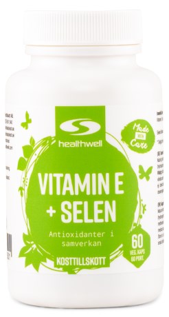 -localization-error-products-images-main-thumbnail- Healthwell Vitamin E+Selen, 60 kapsler