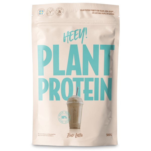 Its Heey Vegansk Protein, Iced Latte, 500 g billede