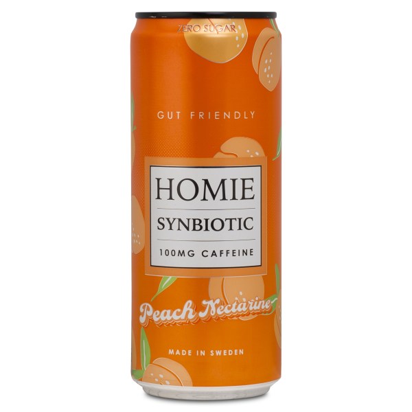 Homie Wake Up Synbiotic, Peach Nectarine, 1 stk billede