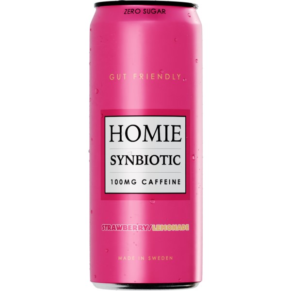 Homie Wake Up Synbiotic, Strawberry Lemonade, 1 stk billede