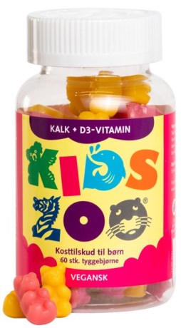 -localization-error-products-images-main-thumbnail- KidsZoo Kalcium+D Tyggegummi, 60 tyggetabletter