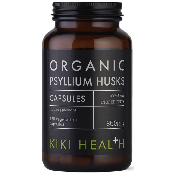 Kiki Health Organic Psyllium Husk, 120 kapsler