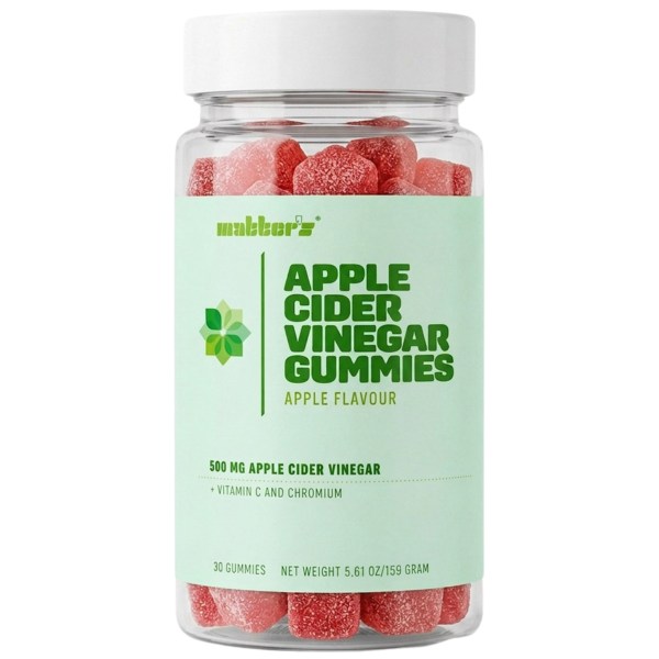 Matters Apple Cider Vinegar + Krom, Æble, 60 Gummies billede
