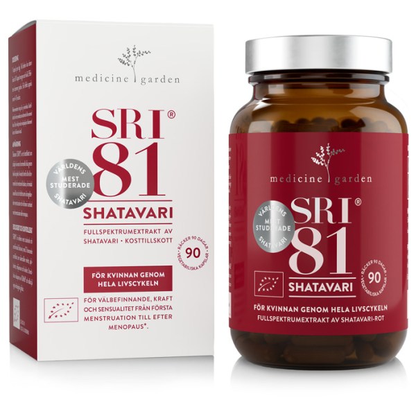 MedicineGarden SRI81 Shatavari ØKO, 90 kapsler