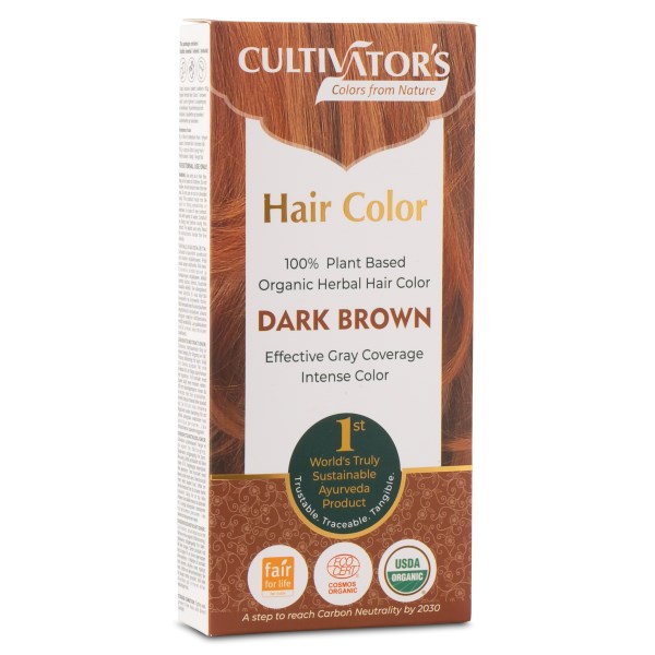 Miraz Organic Cultivators Hair Colors, 1 stk, Dark Brown billede