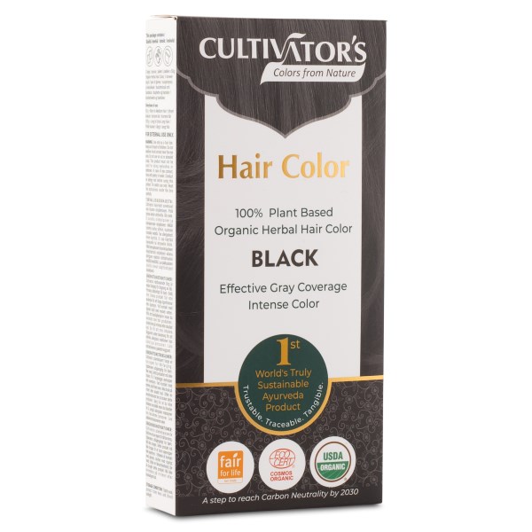 Miraz Organic Cultivators Hair Colors, 1 stk, Black billede