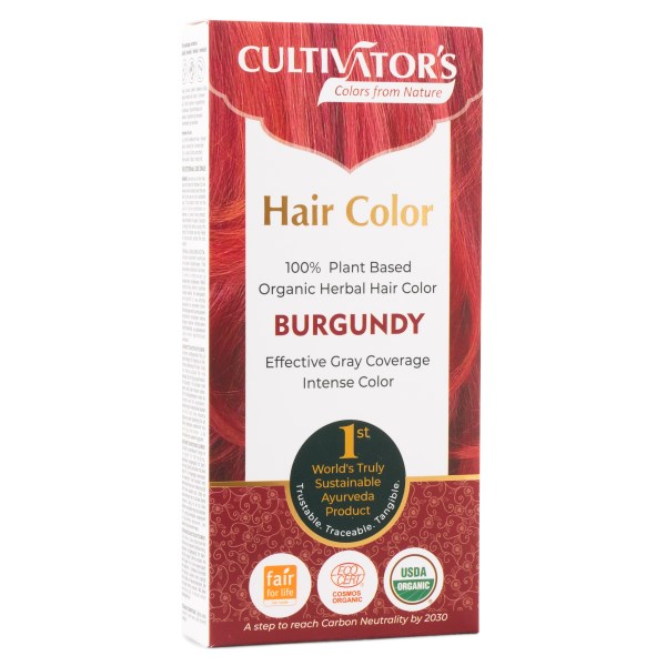 Miraz Organic Cultivators Hair Colors, 1 stk, Burgundy billede
