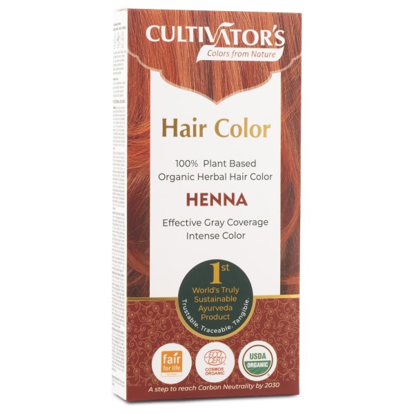 Miraz Organic Cultivators Hair Colors, 1 stk, Henna billede