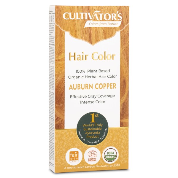 Miraz Organic Cultivators Hair Colors, 1 stk, Auburn Copper billede