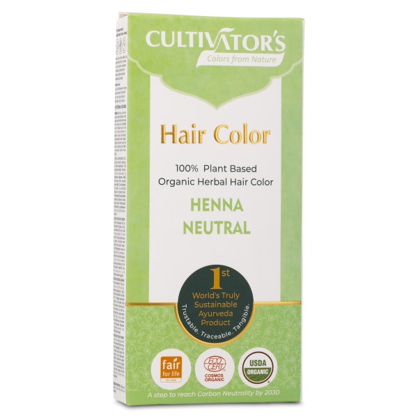 Miraz Organic Cultivators Hair Colors, 1 stk, Henna Neutral billede