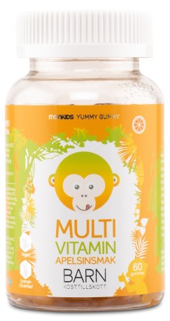-localization-error-products-images-main-thumbnail- Monkids Multivitamin + Appelsin, 60 tyggetabletter