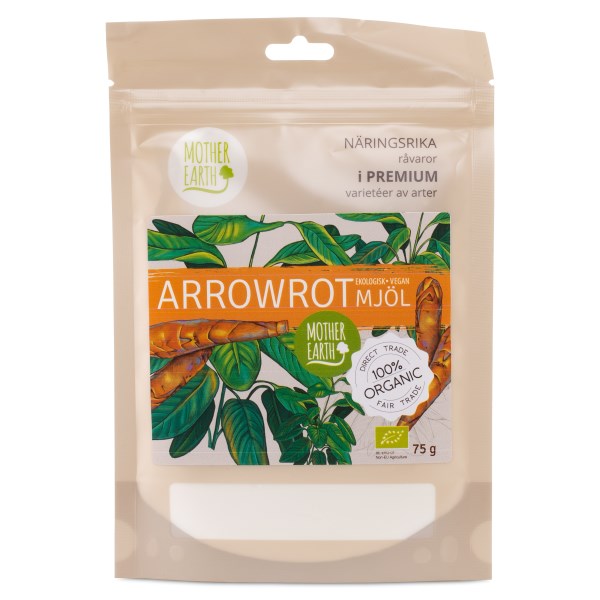 Mother Earth Arrowrot Pulver ØKO, 75 g