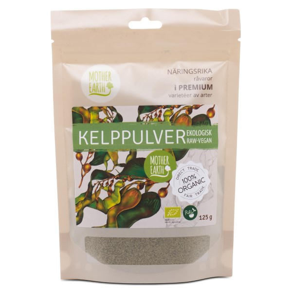 Mother Earth Kelppulver Raw & Øko, 125 g