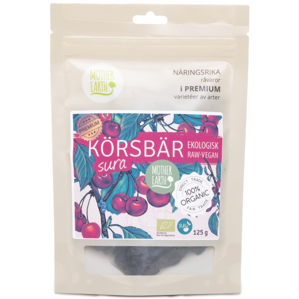 Mother Earth Sure Kirsebær Øko, 125 g