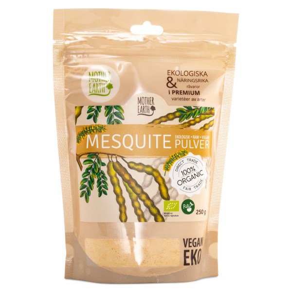 Mother Earth Mesquitepulver RAW & ØKO, 250 g
