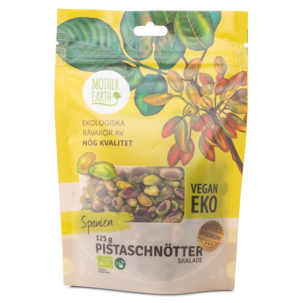 ME Pistacienødder Premium Raw & Øko, 125 g billede
