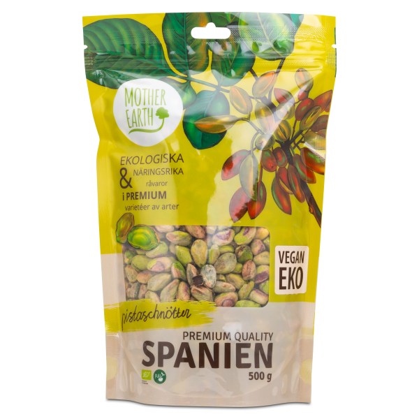 ME Pistacienødder Premium Raw & Øko, 500 g billede