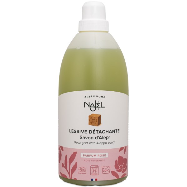 Najel Aleppo Soap Liquid Detergent, 2 L, Rose