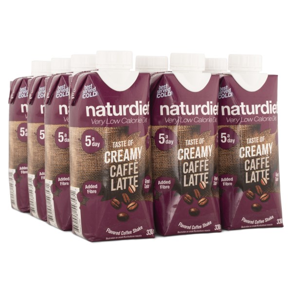 Naturdiet Shake, Caffe Latte, 12-pak
