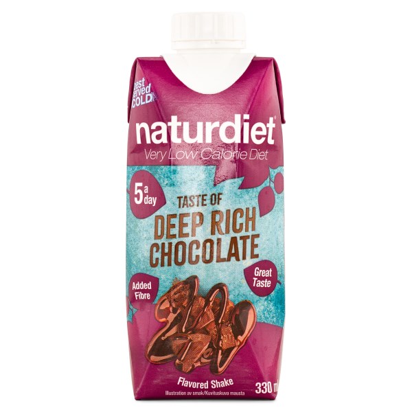 Naturdiet Shake, Chokolade, 330 ml