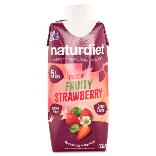 Naturdiet Shake, Jordbær, 330 ml