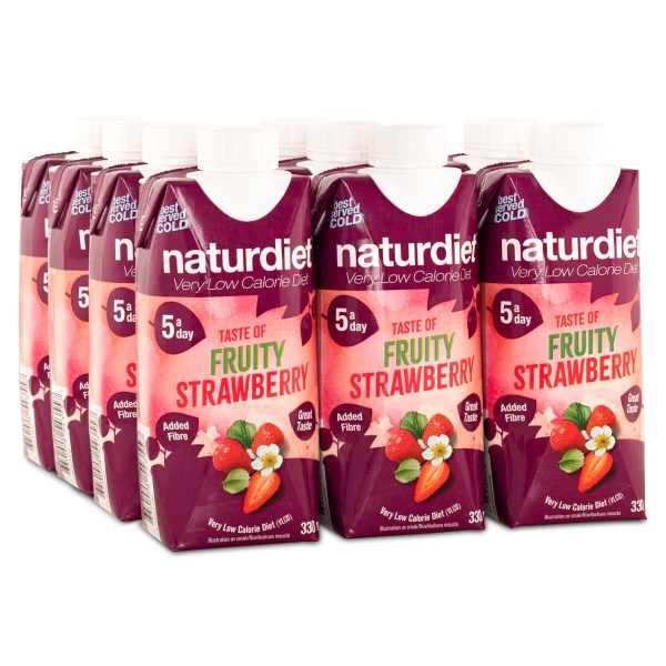 Naturdiet Shake, Jordbær, 12-pak