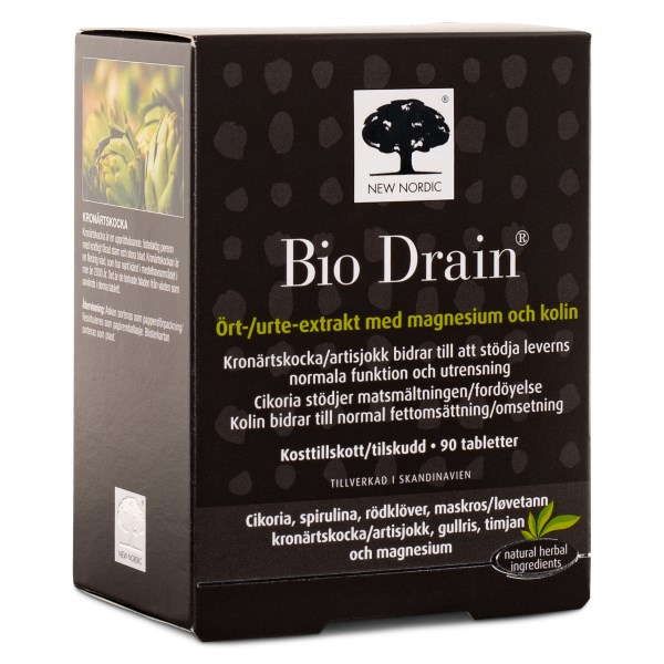 New Nordic BioDrain, 90 tabletter billede