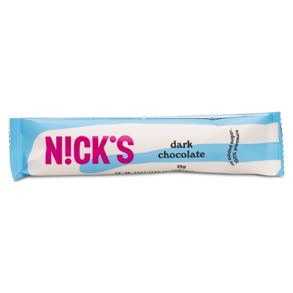 Nicks Chocolate, Mørk chokolade, 25 g billede