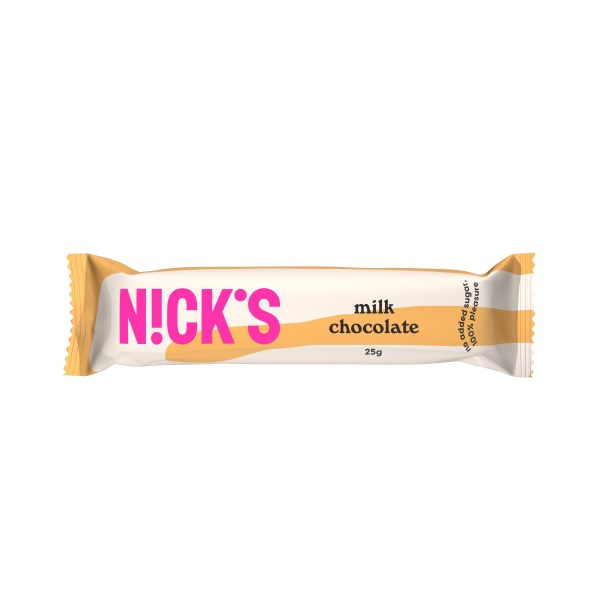 Nicks Chocolate, Milk Chocolate, 25 g billede