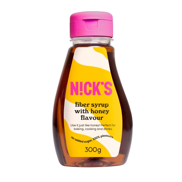 Nicks Fiber Syrup with Honey Flavour, 300 g billede