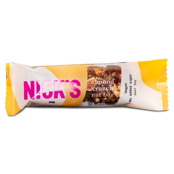 Nicks Nut Bar, Almond Crunch, 1 stk billede