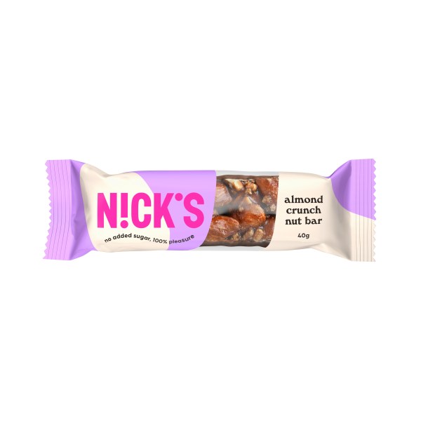 Nicks Nut Bar, Almond Crunch, 1 stk billede