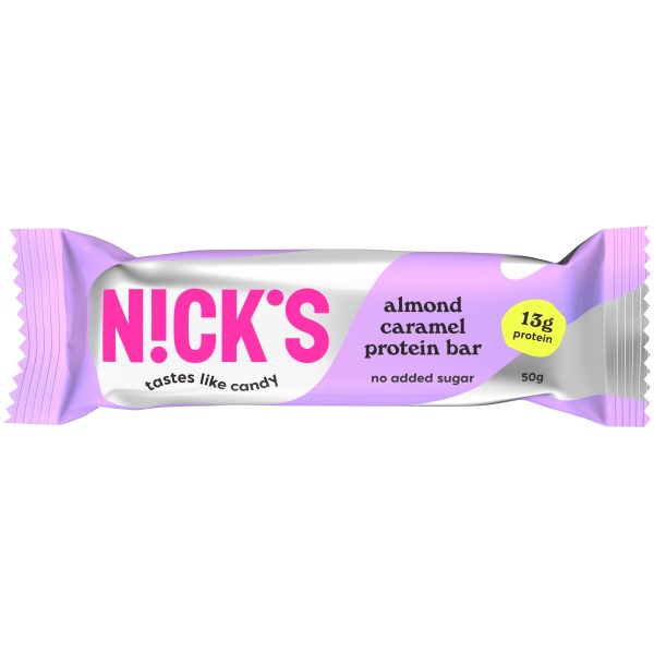 Nicks Protein Bar, Mandelkaramel, 1 stk billede