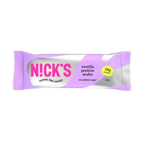 Nicks Protein Wafer, Vanilla, 1 stk billede