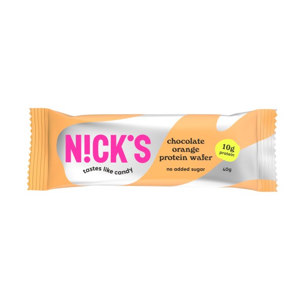 Nicks Protein Wafer, Orange, 1 stk billede