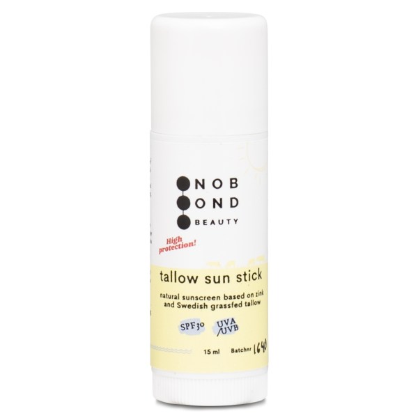 No Bond Beauty Tallow Sun Stick, 15 ml, Natural