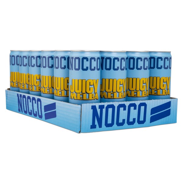 NOCCO BCAA, Juicy Melba, Koffein, 24-pak