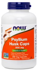 NOW Psyllium Husk Caps 500 mg