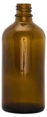 Healthwell PURE Glasflaske Brun