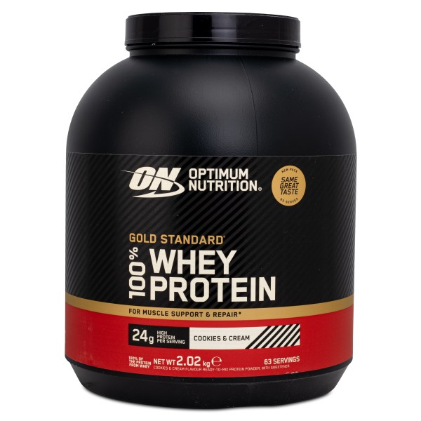 100% Whey Gold Standard, Cookie & Cream, 2 kg