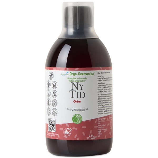 Orgo-Germanika Ny tid med Urter, 0,5 L