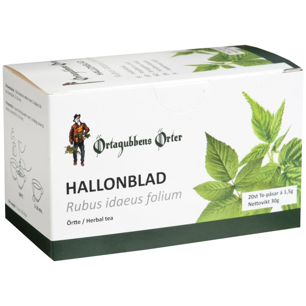 Örtagubben Te Hindbærblad, 20 poser