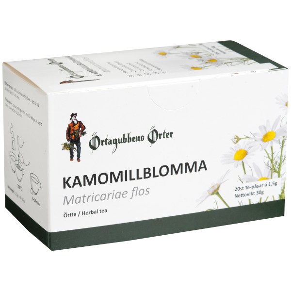 Örtagubben Te Kamilleblomst, 20 poser