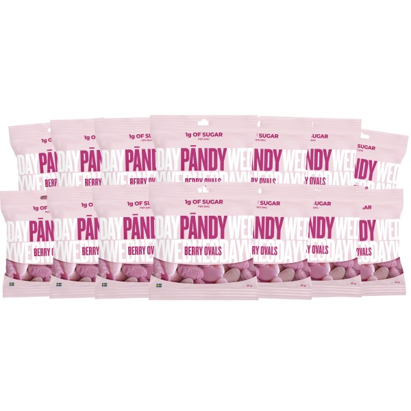 Pändy Candy, Berry Ovals, 14-pak